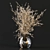 Branches in Concrete Vases Sculpture 3D model small image 3