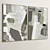 Plaster Dual Photo Frame 171 3D model small image 4