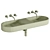 Sleek Double Basin Design 3D model small image 2