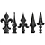 Title Translation: Set of Decorative Fence Spikes
Decorative Fence Spikes Set 3D model small image 5