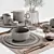  Designer Tableware Set Maarten Bass 3D model small image 2