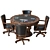 Centennial Game Table Chair Set 3D model small image 5