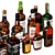 Premium Whiskey Bottle Variety Collection 3D model small image 4