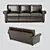 Luxury Leather Sofa Divine Design 3D model small image 1