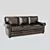 Luxury Leather Sofa Divine Design 3D model small image 2