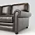 Luxury Leather Sofa Divine Design 3D model small image 4