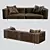 Heritage Divan - Premium Leather Sofa 3D model small image 1