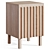 FLUTED Bedside Cabinet by Galvin Brothers 3D model small image 1