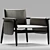 Elegant Meridiani Teresa Armchair 3D model small image 3