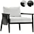 Elegant Meridiani Teresa Armchair 3D model small image 8