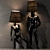 Hommer Human Lampshade Floor Lamp 3D model small image 6