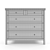 Modern 5-Drawer Gaben Chest 3D model small image 2