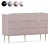 Elegant Chic Chest Drawers 3D model small image 2