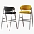 Modern Chia Bar Stool 3D model small image 3