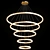  Nordic Glass Metal Pendant Chandelier 3D model small image 4