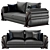 Versace Home Medusa Sofa - Luxury Elegance 3D model small image 2