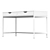 Elegant Cable Management Writing Desk 3D model small image 6