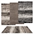 Set of 6 Modern Carpets 3D model small image 1