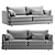 Haven Sofa - Modern Style Comfort 3D model small image 2