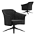 Luxury Leather Lounge Armchair 3D model small image 2