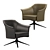 Luxury Leather Lounge Armchair 3D model small image 3