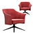 Luxury Leather Lounge Armchair 3D model small image 4