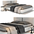 Modern Minimalist Tatlin Bed Available 3D model small image 1