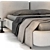 Modern Minimalist Tatlin Bed Available 3D model small image 2