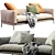 Modern Flexform Romeo Sofa 3D model small image 3