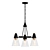  Modern 3-Light Chandelier Fixture 3D model small image 1