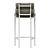 Modern ROLL Stool Kettal Design 3D model small image 3