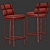 Modern ROLL Stool Kettal Design 3D model small image 9