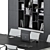 Modern Meeting Table Set - Office 303 3D model small image 4