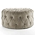 Luxury New Kap Pouf Ottoman 3D model small image 6