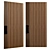  Modern 3D Model Channeled Door 3D model small image 1