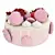 Deluxe Pink Cake with Macaroons 3D model small image 3