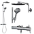 Modern Shower System Set Upgrade 3D model small image 5