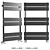 Sleek Avezzano Anthracite Towel Warmer 3D model small image 1