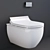 Luxury Bidet Toilet Seat with Remote Control 3D model small image 1