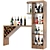 Elegant Wine Bar Set: Sleek Design 3D model small image 3