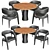 Realistic 3D Dining Table Model 3D model small image 2