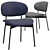 Sleek Modern Luz Chair 3D model small image 1