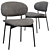 Sleek Modern Luz Chair 3D model small image 2