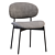 Sleek Modern Luz Chair 3D model small image 4