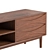 Danish Walnut Media Console 3D model small image 3