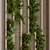 Living Green Wall Divider Planter 3D model small image 3