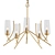 Modern Tulip Chandelier Pendant Light 3D model small image 1