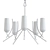 Modern Tulip Chandelier Pendant Light 3D model small image 2