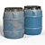 Realistic Lowpoly Plastic Barrel Collection 3D model small image 5