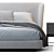 Elegant Creed Bed by Minotti 3D model small image 3